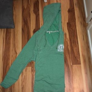 VICTORIA SECRET Green Hoodie